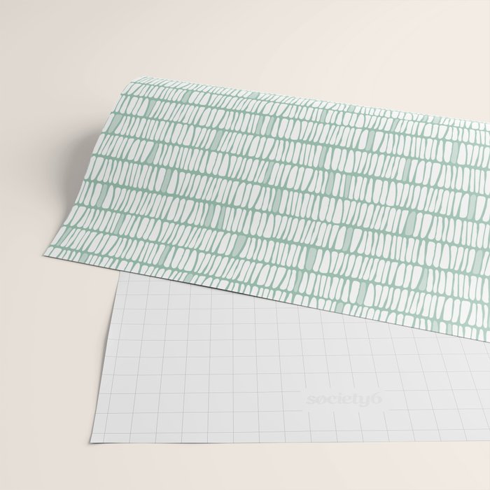 Sandbreak . Cool Mint Wrapping Paper Gallery Image 2