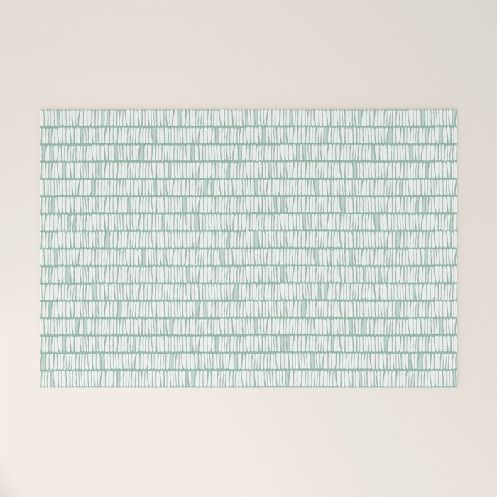 Sandbreak . Cool Mint Welcome Mat Gallery Image 1