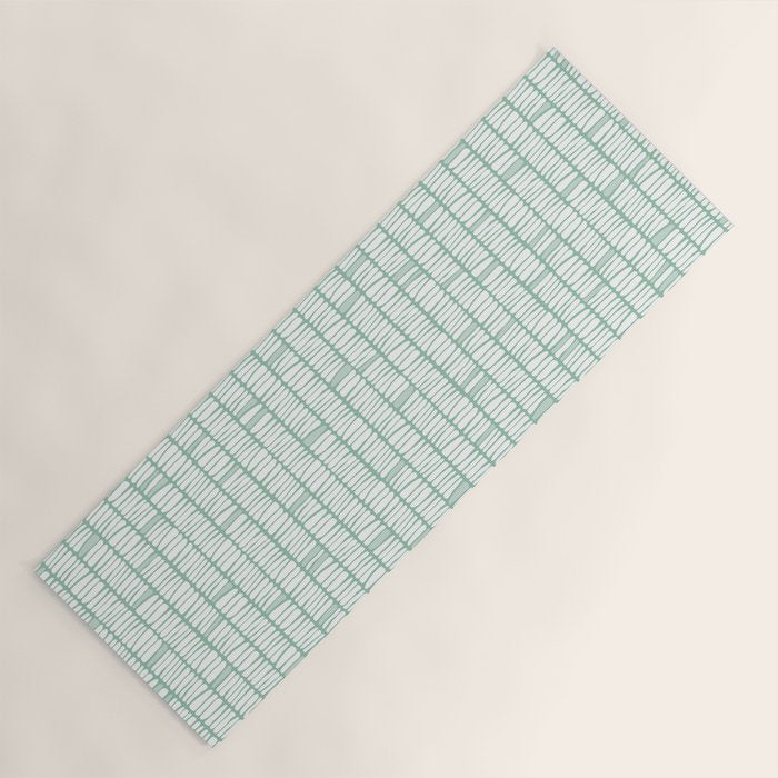 Sandbreak . Cool Mint Yoga Mat Gallery Image 1
