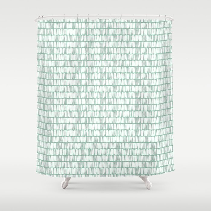 Sandbreak . Cool Mint Shower Curtain Gallery Image 1