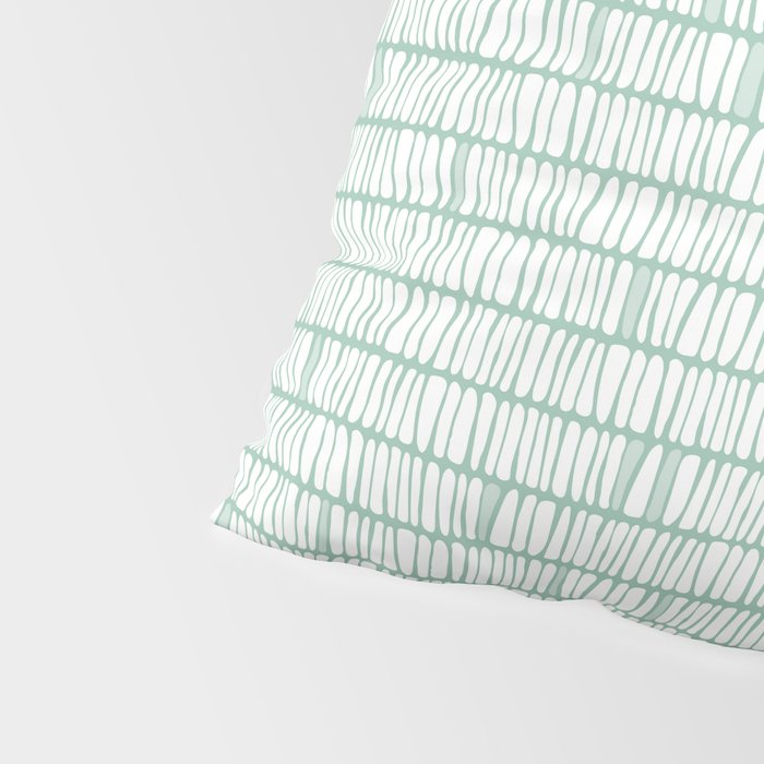 Sandbreak . Cool Mint Pillow Sham Gallery Image 4