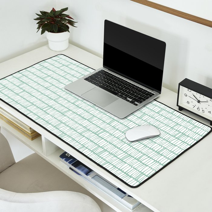 Sandbreak . Cool Mint Desk Mat Gallery Image 2