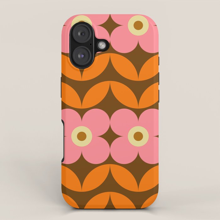 Retro Flower 10B iPhone Case Gallery Image 1