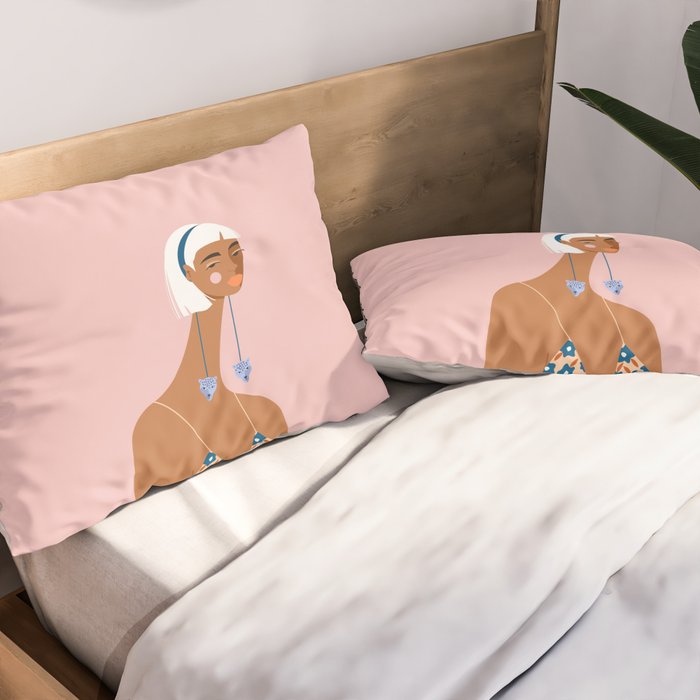 Cheetah Earrings Pillow Sham Gallery Image 2