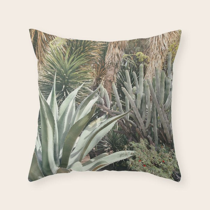 Cactus Garden #3 - Nature Photography Throw Pillow Gallery Image 6