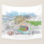 Fenway Park Wall Tapestry Gallery Image 4