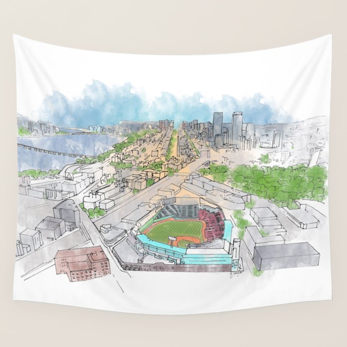 Fenway Park Wall Tapestry Gallery Image 1