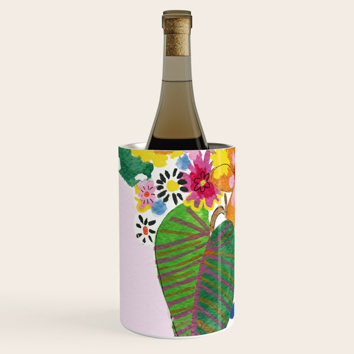 Abstract Flower Bouquet Wine Chiller Gallery Image 2