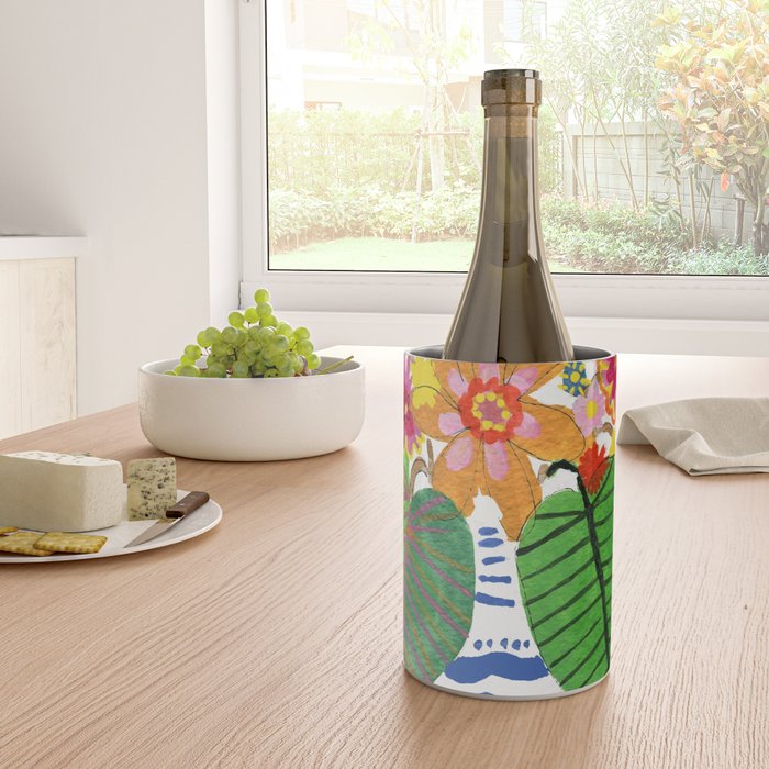 Abstract Flower Bouquet Wine Chiller Gallery Image 4