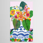 Abstract Flower Bouquet Tablecloth Gallery Image 2