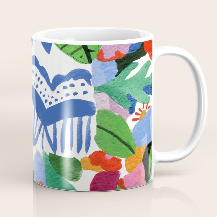 Abstract Flower Bouquet Coffee Mug Gallery Image 1