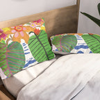 Abstract Flower Bouquet Pillow Sham Gallery Image 2