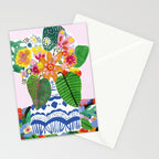 Abstract Flower Bouquet Stationery Card Gallery Image 2