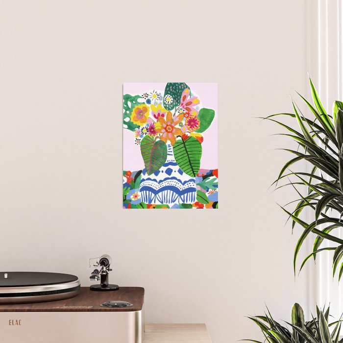 Abstract Flower Bouquet Poster Gallery Image 2