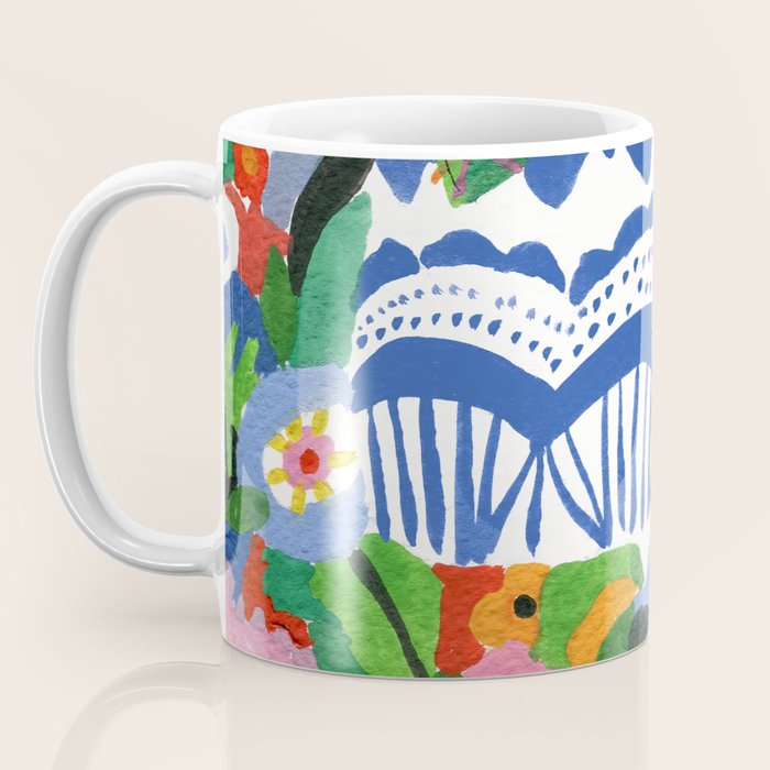 Abstract Flower Bouquet Coffee Mug Gallery Image 3
