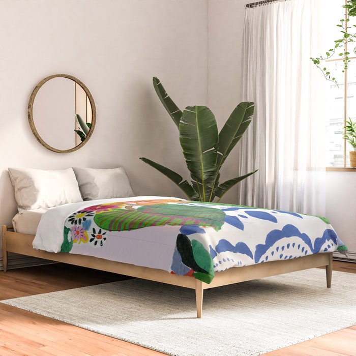Abstract Flower Bouquet Comforter Gallery Image 2