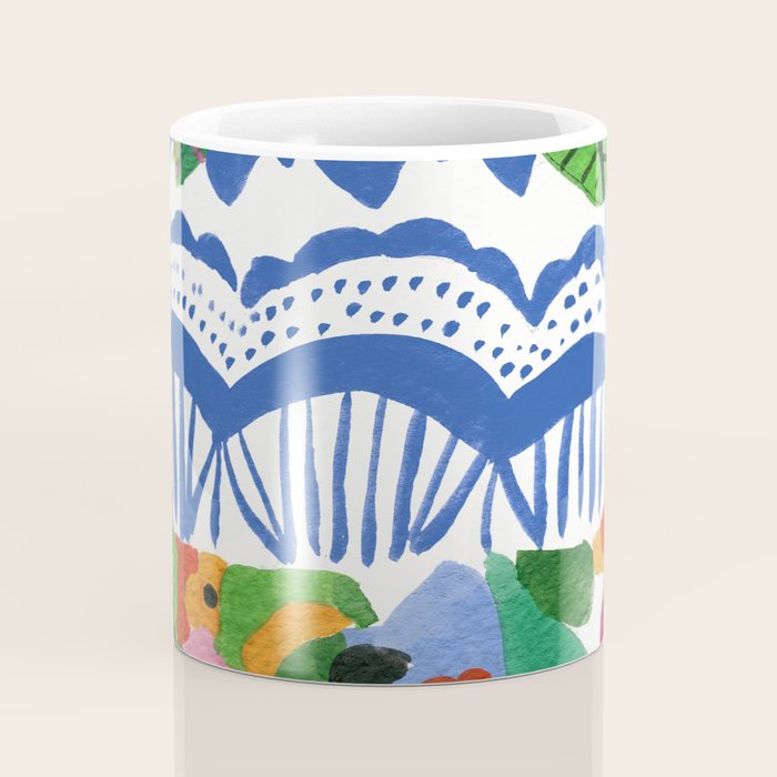Abstract Flower Bouquet Coffee Mug Gallery Image 4