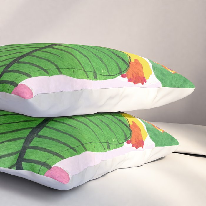 Abstract Flower Bouquet Pillow Sham Gallery Image 3
