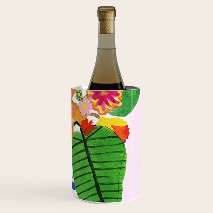 Abstract Flower Bouquet Wine Chiller Gallery Image 3