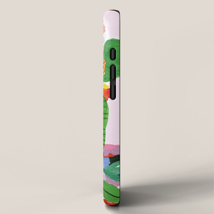 Abstract Flower Bouquet iPhone Case Gallery Image 2