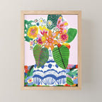 Abstract Flower Bouquet Mini Art Print Gallery Image 1