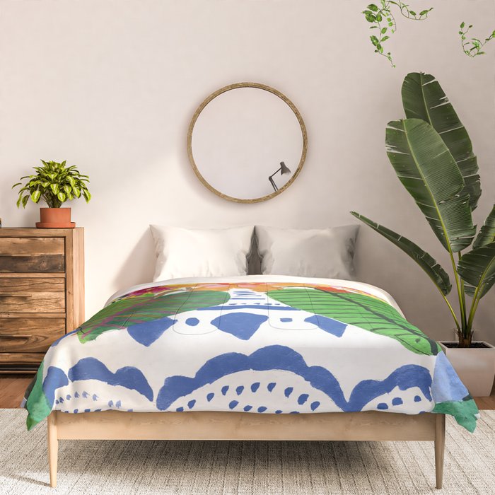 Abstract Flower Bouquet Comforter Gallery Image 3