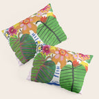 Abstract Flower Bouquet Pillow Sham Gallery Image 3