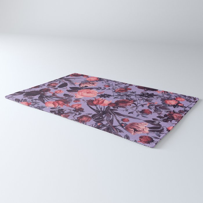 Romantic Floral Pattern Rug Gallery Image 3