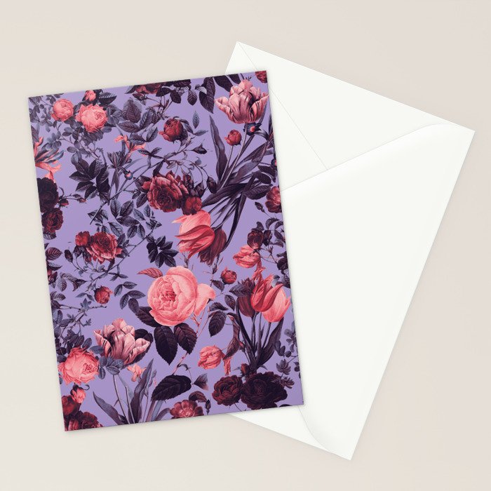 Romantic Floral Pattern Stationery Card Gallery Image 2