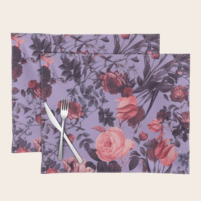 Romantic Floral Pattern Placemat Gallery Image 1