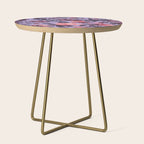 Romantic Floral Pattern Side Table Gallery Image 1