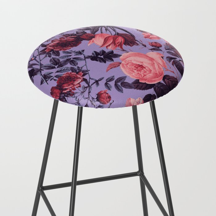 Romantic Floral Pattern Stool Gallery Image 2