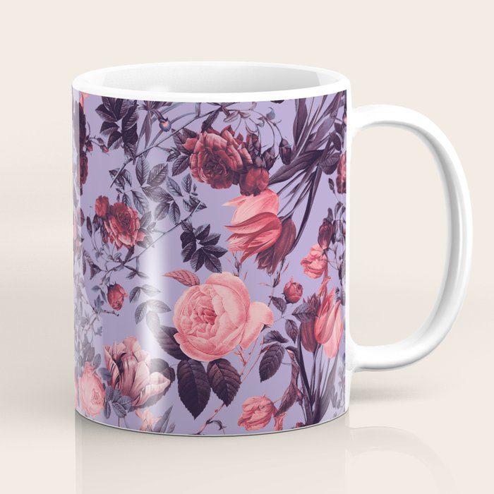Romantic Floral Pattern Coffee Mug Gallery Image 1