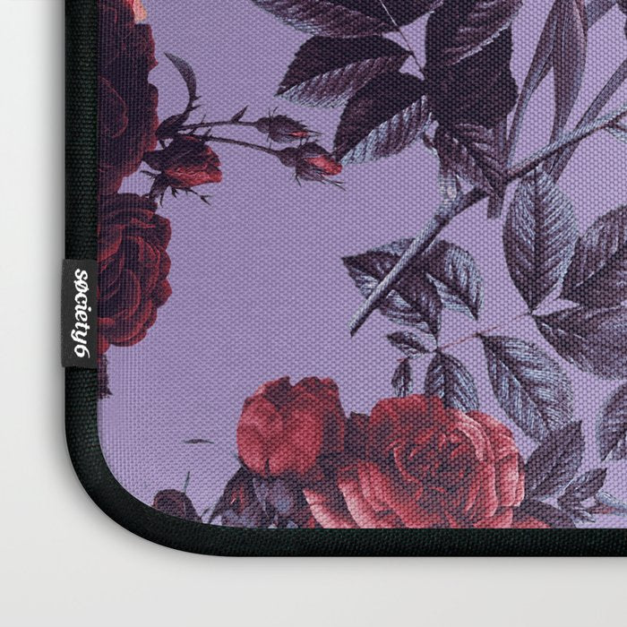 Romantic Floral Pattern Laptop Sleeve Gallery Image 3