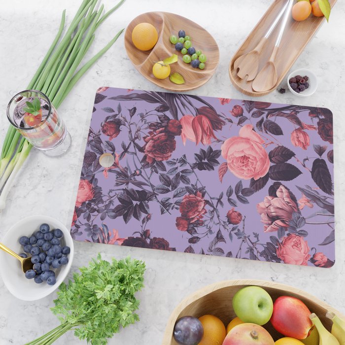 Romantic Floral Pattern Cutting Board Gallery Image 2
