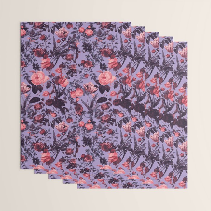Romantic Floral Pattern Wrapping Paper Gallery Image 3