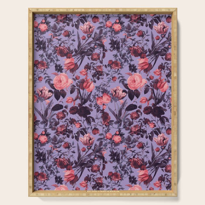 Romantic Floral Pattern Serving Tray Gallery Image 1