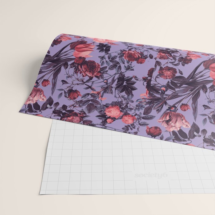 Romantic Floral Pattern Wrapping Paper Gallery Image 2