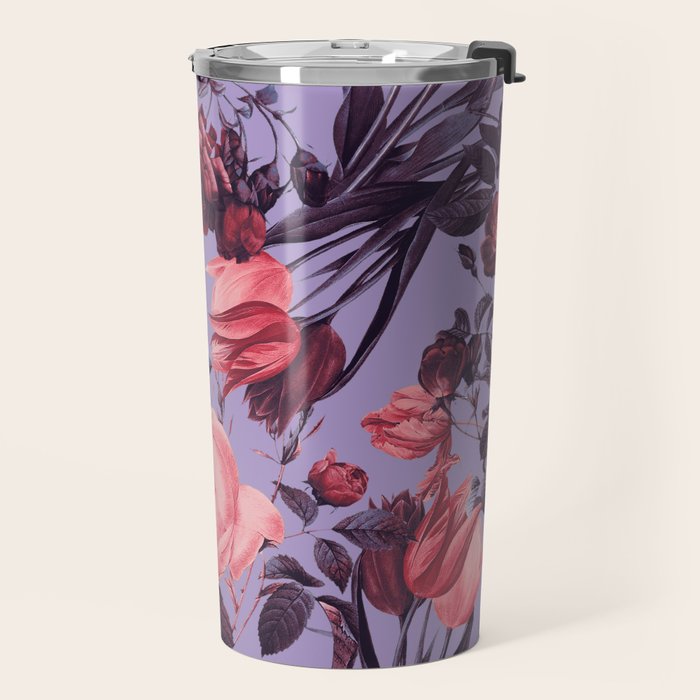 Romantic Floral Pattern Travel Mug Gallery Image 2