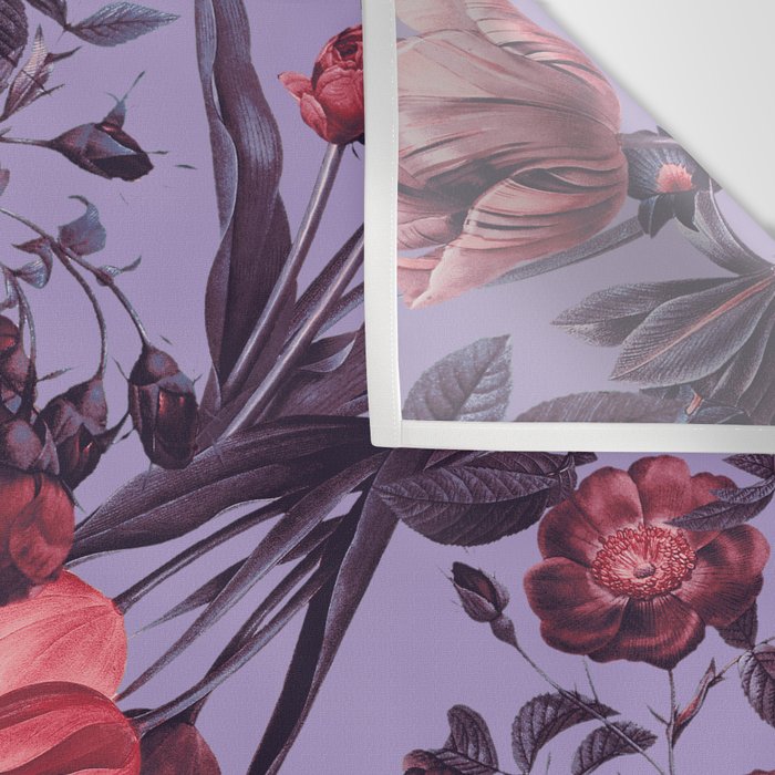 Romantic Floral Pattern Wall Tapestry Gallery Image 3
