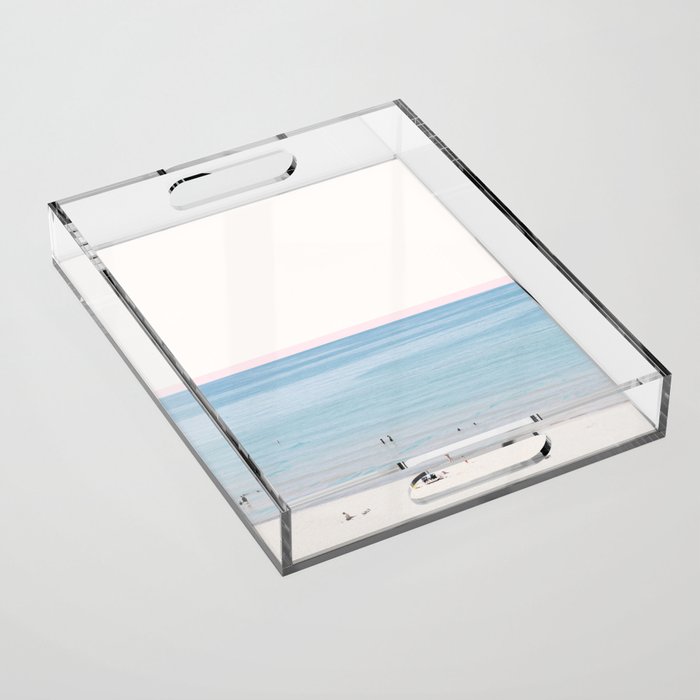 A Day at The Beach #society6 #decor #buyart Acrylic Tray Gallery Image 1