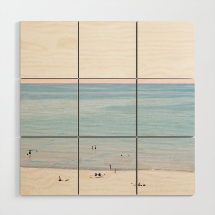 A Day at The Beach #society6 #decor #buyart Wood Wall Art Gallery Image 1