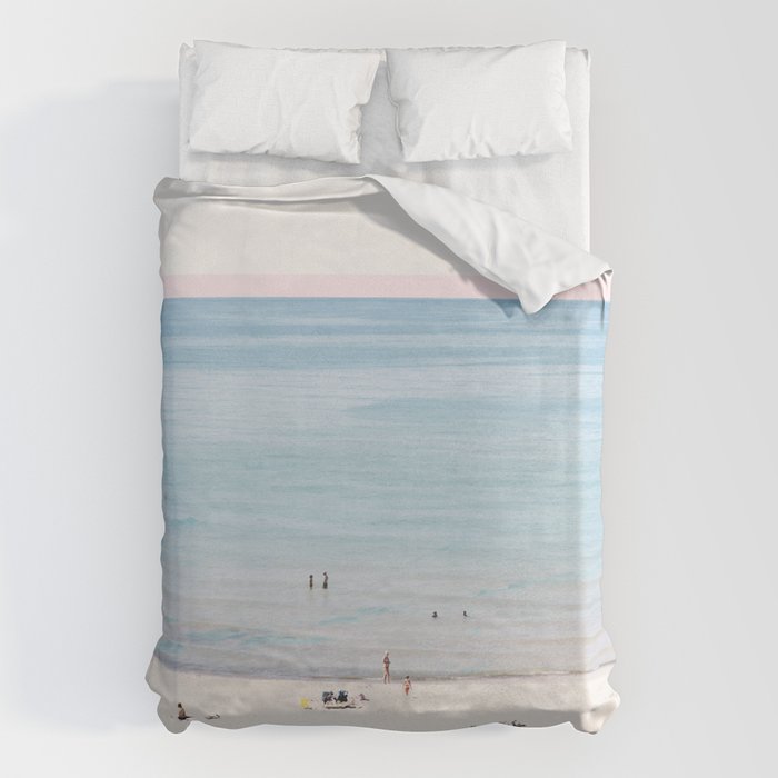 A Day at The Beach #society6 #decor #buyart Duvet Cover Gallery Image 1