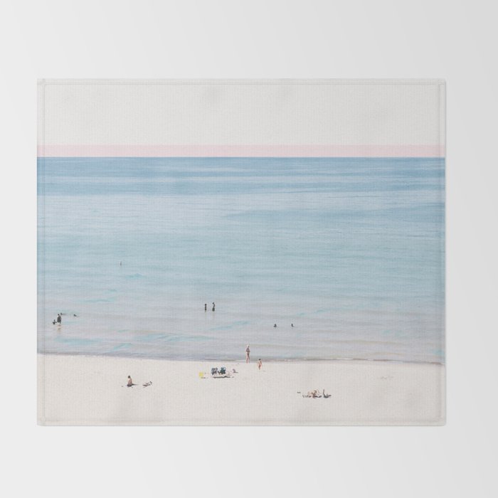 A Day at The Beach #society6 #decor #buyart Throw Blanket Gallery Image 2