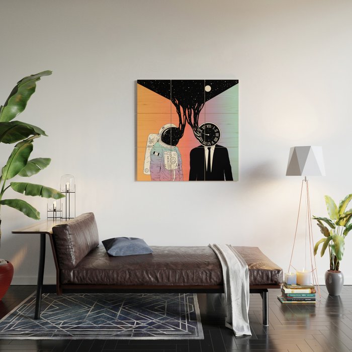 A Portrait of Space and Time ( A Study of Existence) Wood Wall Art Gallery Image 2