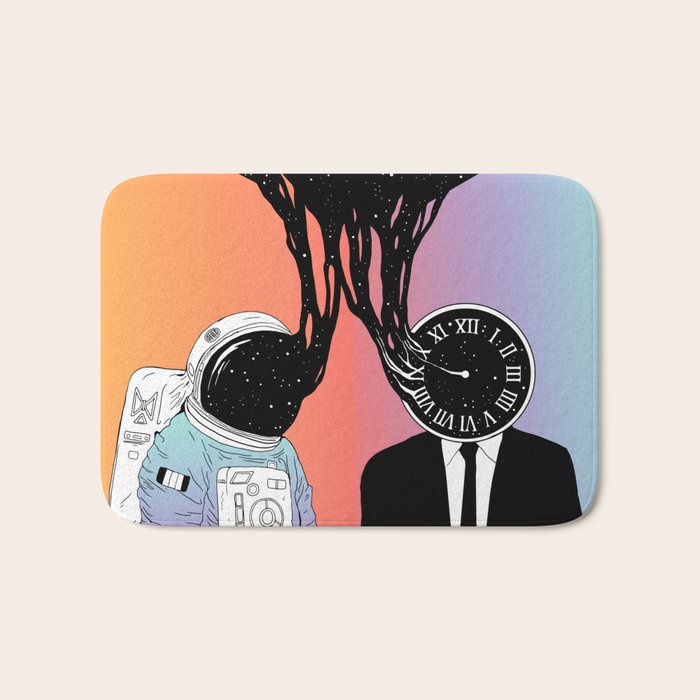 A Portrait of Space and Time ( A Study of Existence) Bath Mat Gallery Image 1