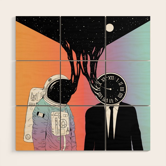 A Portrait of Space and Time ( A Study of Existence) Wood Wall Art Gallery Image 1