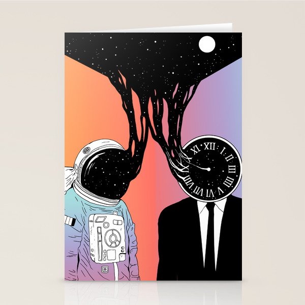 A Portrait of Space and Time ( A Study of Existence) Stationery Card Gallery Image 1