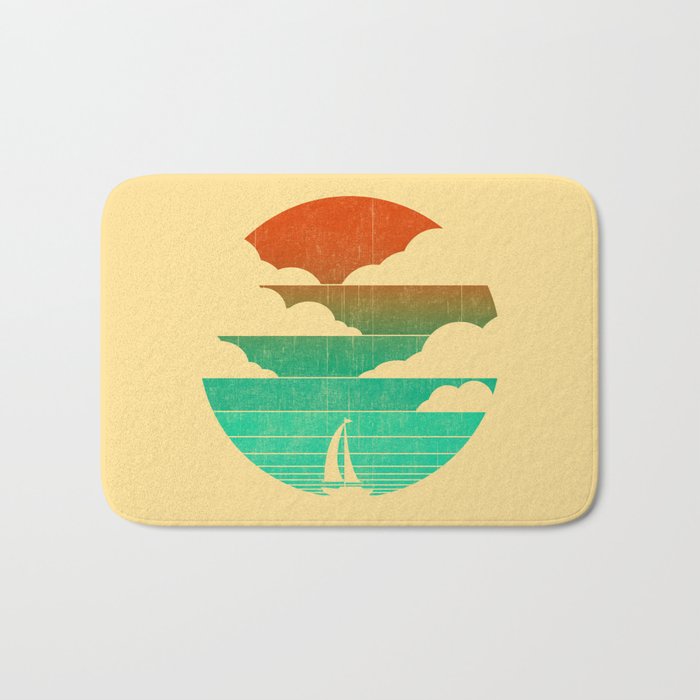 Go West (sail away in my boat) Bath Mat Gallery Image 1