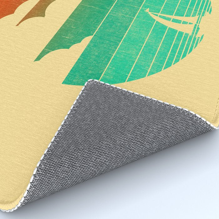 Go West (sail away in my boat) Rug Gallery Image 4